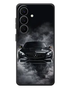 Чехол для Samsung Galaxy S26 Plus с картинкой «Mercedes в дыму»