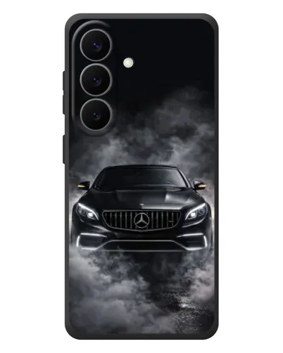 Чехол для Samsung Galaxy S26 Plus с картинкой «Mercedes в дыму»