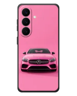 Чехол для Samsung Galaxy S26 Plus с картинкой «Розовый Mercedes AMG»