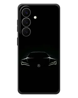 Чехол для Samsung Galaxy S26 Plus с картинкой «Mercedes — силуэт авто»