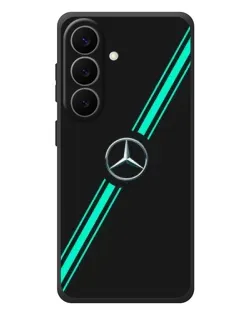 Чехол для Samsung Galaxy S26 Plus с картинкой «Спортивные линии Mercedes»
