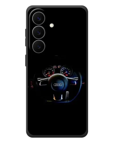 Чехол для Samsung Galaxy S26 Plus с картинкой «Салон Audi — руль» Чехол для Samsung Galaxy S26 Plus с картинкой «Салон Audi — руль»