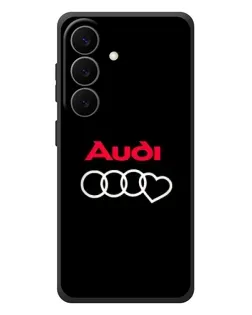 Чехол для Samsung Galaxy S26 Plus с картинкой «Логотип Audi Heart»