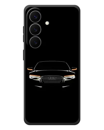 Чехол для Samsung Galaxy S26 Plus с картинкой «Audi — ночной контур» Чехол для Samsung Galaxy S26 Plus с картинкой «Audi — ночной контур»