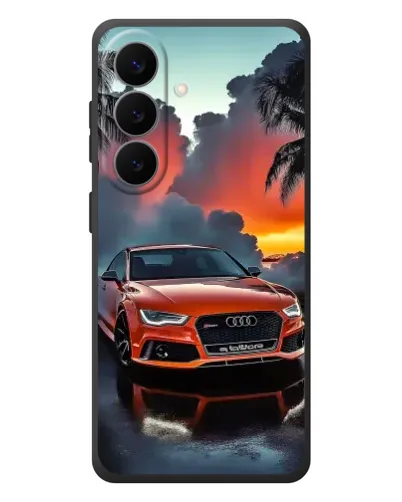 Чехол для Samsung Galaxy S26 Plus с картинкой «Audi — закат» Чехол для Samsung Galaxy S26 Plus с картинкой «Audi — закат»