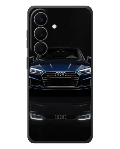 Чехол для Samsung Galaxy S26 Plus с картинкой «Audi — ночное отражение» Чехол для Samsung Galaxy S26 Plus с картинкой «Audi — ночное отражение»