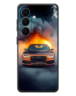 Чохол для Samsung Galaxy S26 Plus з картинкою «Audi у вогняному диму» Чохол для Samsung Galaxy S26 Plus з картинкою «Audi у вогняному диму»