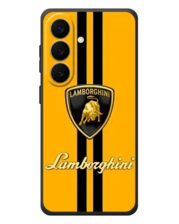 Чехол для Samsung Galaxy S26 Plus с картинкой «Lamborghini Stripe желтый»