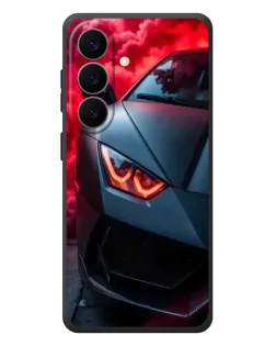 Чехол для Samsung Galaxy S26 Plus с картинкой «Lamborghini красное сияние»