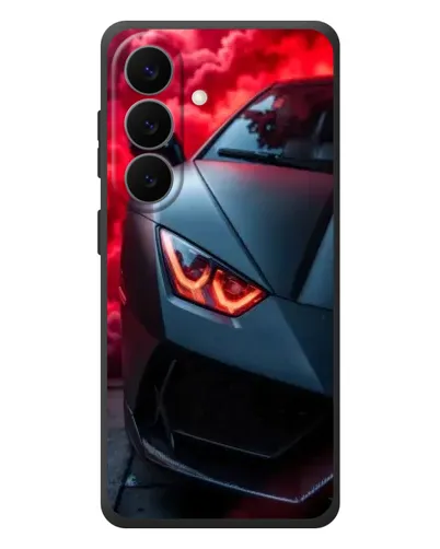 Чехол для Samsung Galaxy S26 Plus с картинкой «Lamborghini красное сияние»