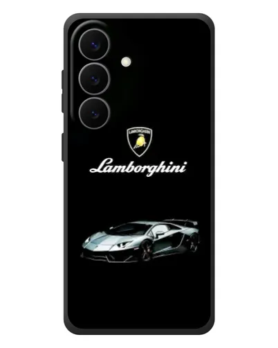 Чехол для Samsung Galaxy S26 Plus с картинкой «Логотип Lamborghini классика»