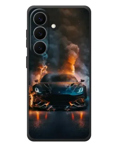 Чехол для Samsung Galaxy S26 Plus с картинкой «Lamborghini дымная эстетика»