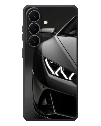Чехол для Samsung Galaxy S26 Plus с картинкой «Lamborghini фары детализация»
