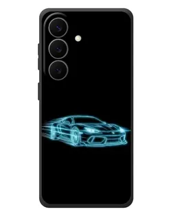 Чехол для Samsung Galaxy S26 Plus с картинкой «Неоновый контур Lamborghini» Чехол для Samsung Galaxy S26 Plus с картинкой «Неоновый контур Lamborghini»
