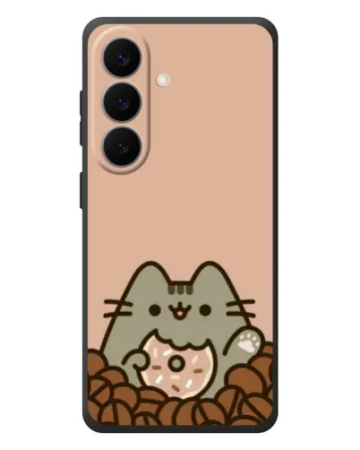 Чехол для Samsung Galaxy S26 Plus с картинкой «Кофейный Пушин»