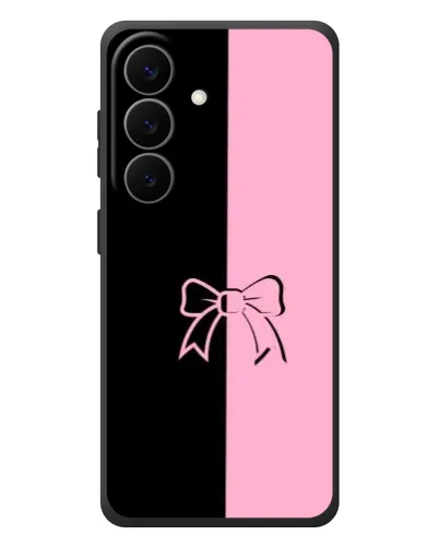 Чехол для Samsung Galaxy S26 Plus с картинкой «Половинки банта»