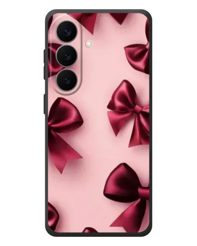 Чехол для Samsung Galaxy S26 Plus с картинкой «Бордовый атлас»