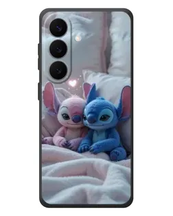 Чехол для Samsung Galaxy S26 Plus с картинкой «Плюшевые Стич Ангел»