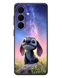 Чехол для Samsung Galaxy S26 Plus с картинкой «Стич на рассвете»