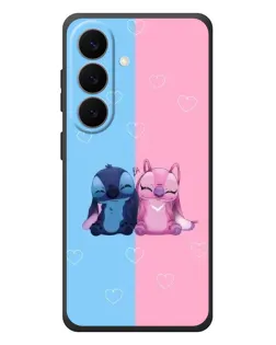 Чехол для Samsung Galaxy S26 Plus с картинкой «Stitch и Angel Love»