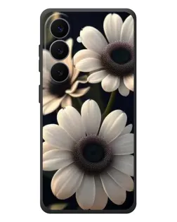 Чехол для Samsung Galaxy S26 Plus с картинкой «Белые маргаритки макро»