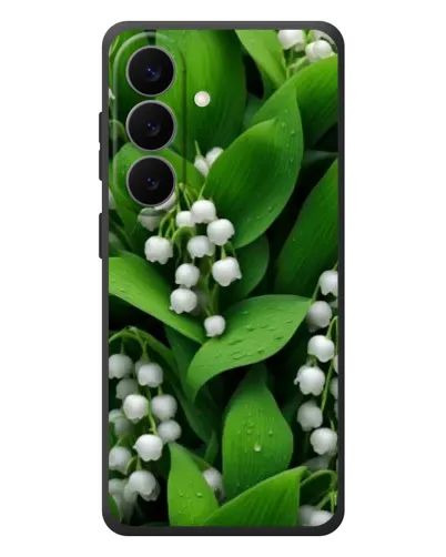 Чехол для Samsung Galaxy S26 Plus с картинкой «Ландыши в зелени»
