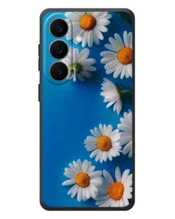 Чехол для Samsung Galaxy S26 Plus с картинкой «Белоснежные маргаритки»