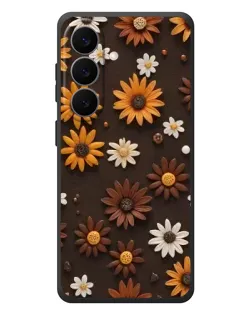 Чехол для Samsung Galaxy S26 Plus с картинкой «Узор из маленьких подсолнухов»