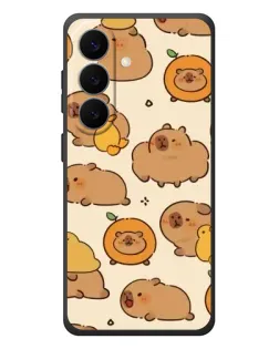Чехол для Samsung Galaxy S26 Plus с картинкой «Капибары с апельсинами»