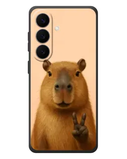 Чехол для Samsung Galaxy S26 Plus с картинкой «Капибара виктория»