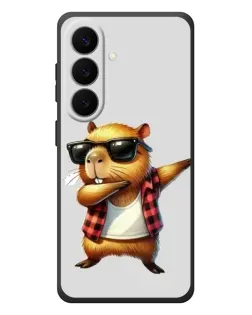 Чехол для Samsung Galaxy S26 Plus с картинкой «Капибара рэпер даб»