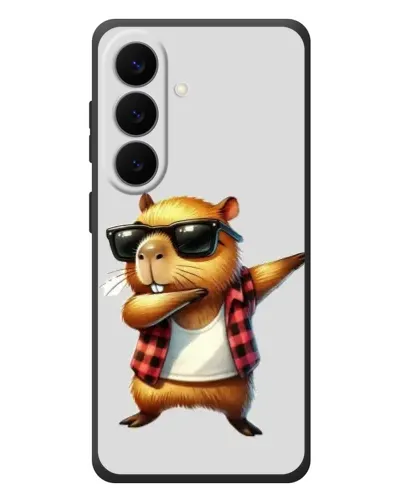 Чехол для Samsung Galaxy S26 Plus с картинкой «Капибара рэпер даб» Чехол для Samsung Galaxy S26 Plus с картинкой «Капибара рэпер даб»