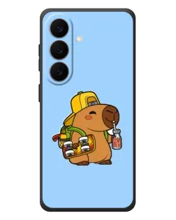Чехол для Samsung Galaxy S26 Plus с картинкой «Капибара на скейте»