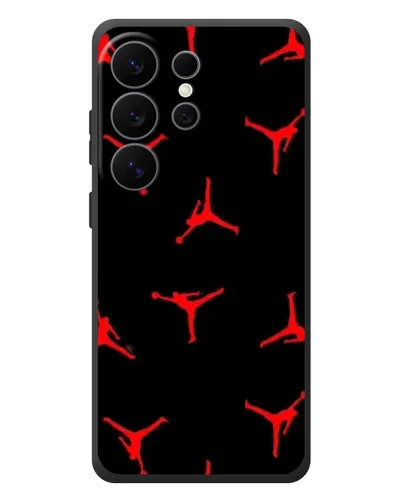 Чехол для Samsung Galaxy S26 Ultra с картинкой «Jordan Red Pattern»