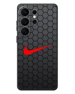 Чехол для Samsung Galaxy S26 Ultra с картинкой «Nike — карбоновая сетка» Чехол для Samsung Galaxy S26 Ultra с картинкой «Nike — карбоновая сетка»
