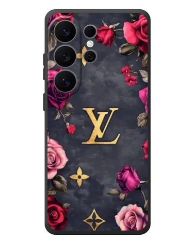 Чехол для Samsung Galaxy S26 Ultra с картинкой «Цветочный Louis Vuitton»