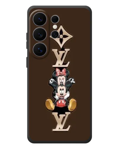 Чехол для Samsung Galaxy S26 Ultra с картинкой «LV и Микки Маус»