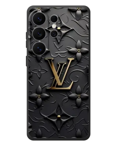 Чехол для Samsung Galaxy S26 Ultra с картинкой «Кожаная текстура LV»