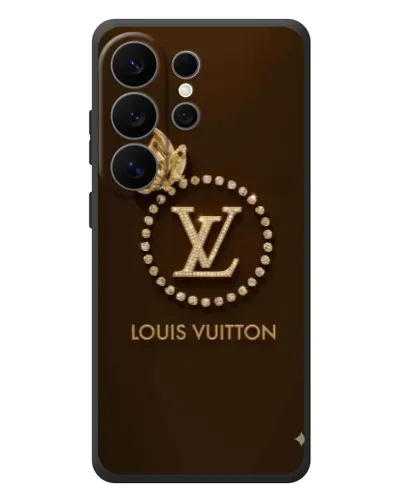 Чехол для Samsung Galaxy S26 Ultra с картинкой «LV — золотая печать»