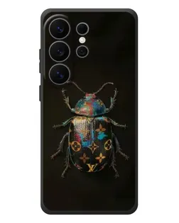 Чехол для Samsung Galaxy S26 Ultra с картинкой «LV — мраморный принт»