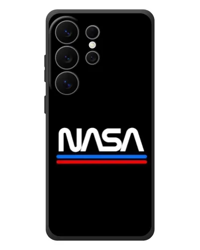 Чехол для Samsung Galaxy S26 Ultra с картинкой «NASA — классика Red Blue» Чехол для Samsung Galaxy S26 Ultra с картинкой «NASA — классика Red Blue»