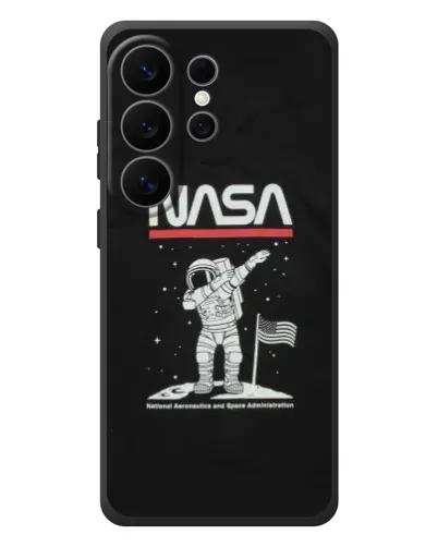 Чехол для Samsung Galaxy S26 Ultra с картинкой «NASA — шагаем по Луне» Чехол для Samsung Galaxy S26 Ultra с картинкой «NASA — шагаем по Луне»