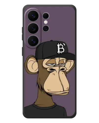 Чехол для Samsung Galaxy S26 Ultra с картинкой «Bored Ape в кепке»