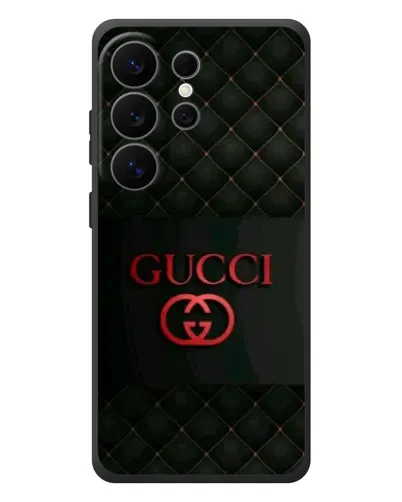 Чехол для Samsung Galaxy S26 Ultra с картинкой «Gucci — стеганый черный»