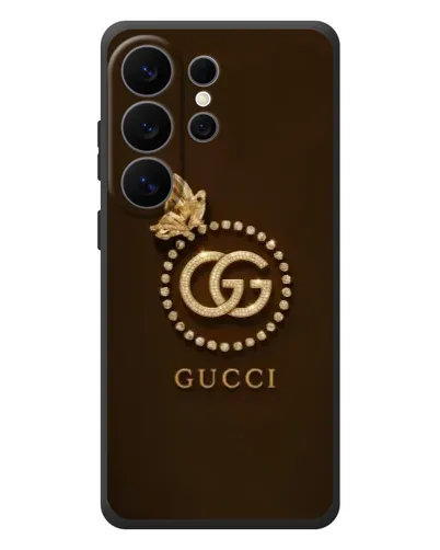 Чехол для Samsung Galaxy S26 Ultra с картинкой «Gucci — золотая бабочка»