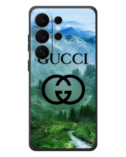 Чехол для Samsung Galaxy S26 Ultra с картинкой «Gucci — горный пейзаж»