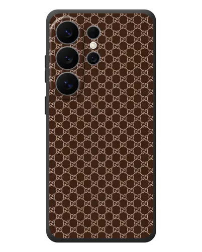 Чехол для Samsung Galaxy S26 Ultra с картинкой «Gucci — шоколадная сетка» Чехол для Samsung Galaxy S26 Ultra с картинкой «Gucci — шоколадная сетка»