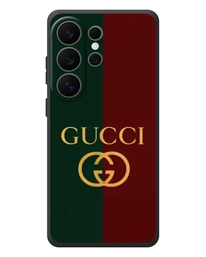 Чехол для Samsung Galaxy S26 Ultra с картинкой «Gucci — темно-зеленый градиент» Чехол для Samsung Galaxy S26 Ultra с картинкой «Gucci — темно-зеленый градиент»