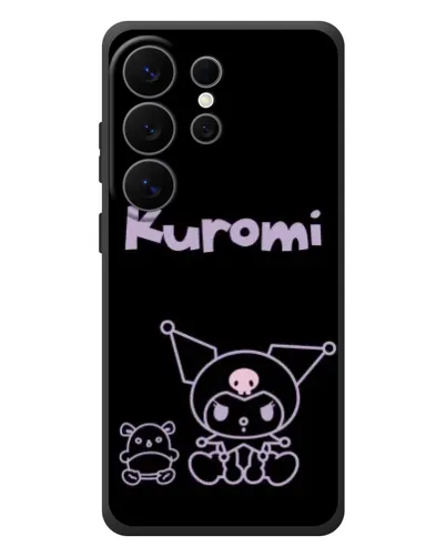 Чехол для Samsung Galaxy S26 Ultra с картинкой «Kuromi — черный минимализм» Чехол для Samsung Galaxy S26 Ultra с картинкой «Kuromi — черный минимализм»