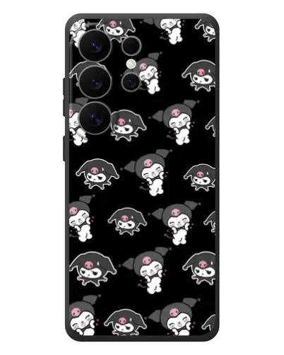 Чехол для Samsung Galaxy S26 Ultra с картинкой «Черный паттерн Kuromi» Чехол для Samsung Galaxy S26 Ultra с картинкой «Черный паттерн Kuromi»